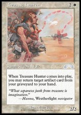 Treasure Hunter X4 EX/NM Exodus MTG Magic Cards White Uncommon