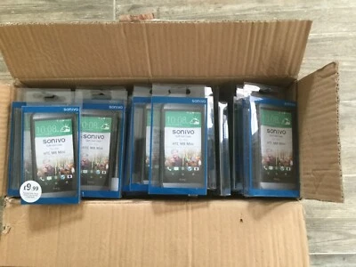 LOTE DE TRABAJO AL POR MAYOR Caja de 50 SONiVO Funda de GEL Suave para HTC M8 Mini 2 Foto 1 de 4