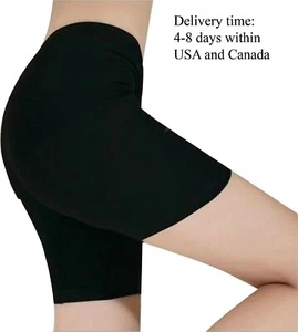 Women’s swimming shorts, swimming bottom for women Black swim shorts women - Picture 1 of 5