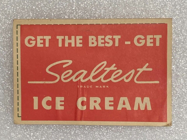 Sealtest Ice Cream dairy High Quality Metal Magnet 3 x 4 inches 9401