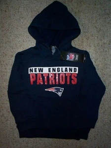 (2025-2026) New England Patriots ($40) Jersey Sweatshirt YOUTH KIDS BOYS (4-5) - Picture 1 of 2