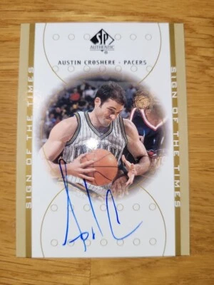 2000-01 SP Authentic Sign of the Times Austin Croshere Autograph MT FREE SHP - Image 1 of 2