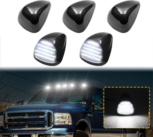 For 1999-2016 Ford F250 F350 Super Duty-White LED Cab Roof Marker Running Lights - Picture 1 of 11