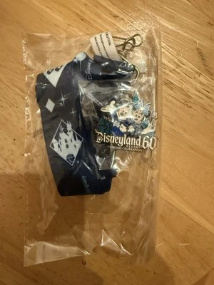 Juego de prendedores y cordones de celebración de diamantes del 60 aniversario de Disneyland nuevo Foto 1 de 2