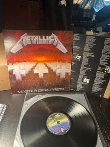 Metallica Master Of Puppets 1989 LP Brazil ozzy acdc KISS queen slayer metal - Picture 1 of 10