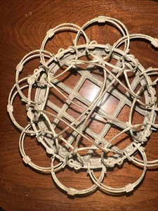 Crown Shaped VTG Patented No. 4 Wire Floral Frog Expandable to 5" Primitive - Picture 1 of 7
