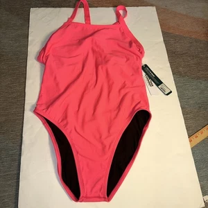 Neu mit Etikett Jolyn Caroline Hot Pink Einteiler Badeanzug Größe 40 Jolyn Schleppe Neu mit Etikett - Bild 1 von 8