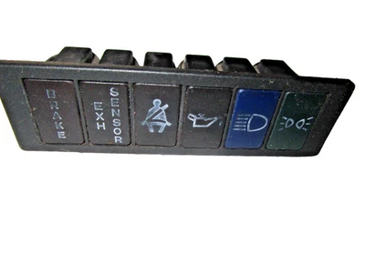 Alfa Romeo Spider Console Warning Lamp Light Strip 1982-1985 Red/Blue/Green - Image 1 of 4