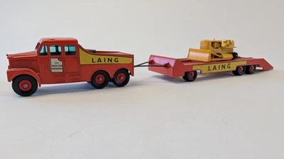 Vintage Matchbox Lesney #K8 Prime Mover & Transporter w/ Caterpillar - Image 1 of 4