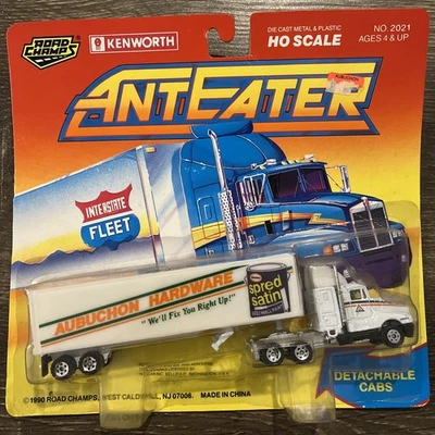 Semirremolque y tractor Road Champs HO Kenworth T600A Aubuchon Hardware Foto 1 de 4