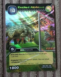 Colossal Rare Dinosaur King Trading Card DKAA-099/100 Excited Altirhinus TCG - Picture 1 of 2