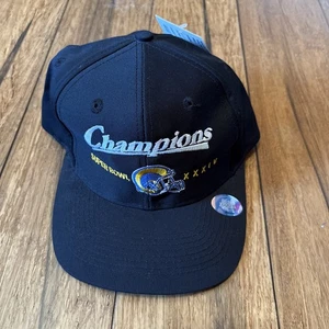 VTG St. Louis Rams Super Bowl XXIV Champions Snapback Hat, Twill NFL Cap, LOGO 7 - Picture 1 of 8