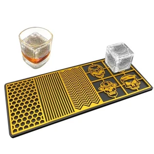 Ice Cube Design Tray Craft Modern Ice Stamps for Cocktails & Bourbon in 5 sec... - Picture 1 of 6