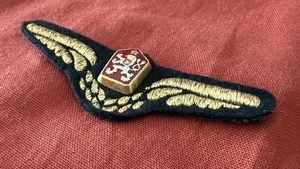 Original Rare 1980’s Czechoslovakia Air National Security Guard Pilot Wings - Picture 1 of 5
