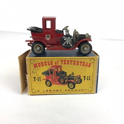 Vintage Boxed Matchbox Models Of Yesteryear Y-11 1912 Packard Landaulet 8cm Long - Image 1 of 4