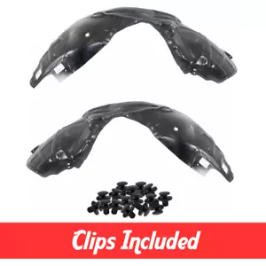 Driver & Passenger Side Fender Liner Set w/ Clips For 2015-2022 Dodge Challenger - Picture 1 of 5