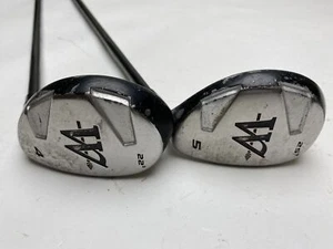 Warrior Custom Golf 4 & 5 Hybrid Set 22* 25* Tour 3.1 Regular RH Oversize Grips - Picture 1 of 12