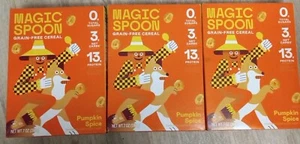 Magic Spoon Pumpkin Spice Grain-Free Cereal Gluten Free 3 x BOXS 7 Oz Each ~Keto - Picture 1 of 3