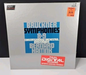 BRUCKNER Symphonies 8 & 9 Bernard Haitink PHILIPS Imported Audiophile Pressing - Picture 1 of 3