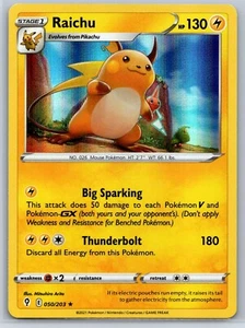 Raichu - Holo Rare - Evolving Skies 050/203 Pokemon 151 Card NM - Picture 1 of 2