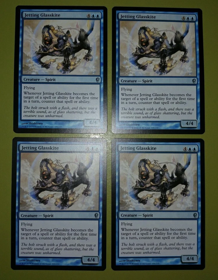Jetting Glasskite x4 Conspiracy 4x Playset Magic the Gathering MTG - Image 1 of 1