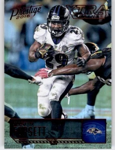 2016 Prestige Xtra Points Red Foil Justin Forsett Insert Parallel PWE Ravens #14 - Picture 1 of 2