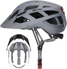 Adult-Men-Women Bike Helmet with Light - Mountain Road Bicycle Helmet with Repla