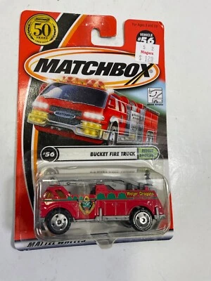 2001 Mattel  Matchbox Bucket Fire Truck “ Rescue Rookies” #56 - Image 1 of 3