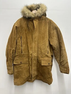 Chaqueta Parka Wilson’s Leather M. Julian XL Para Hombre Piel Sintética Con Capucha Marrón Foto 1 de 4