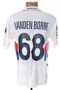 GENOA 2007/2008 AWAY FOOTBALL SHIRT XL MATCH WORN ISSUE #68 VANDEN BORRE - Picture 1 of 6