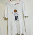 Polo Ralph Lauren polo bear martini T-shirt Size L 180 White Short Sleeve  JP