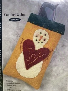 Kit de costura estuche de gafas Wool 'n Whimsy Comfort and Joy Cathy Pendleton - Imagen 1 de 3