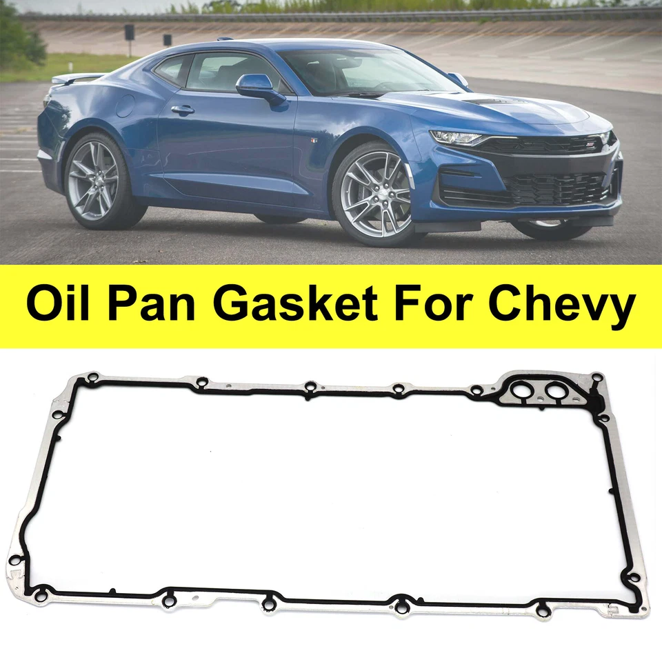 For Chevrolet Silverado GMC Sierra Pontiac 4.8 5.3L OHV 97-15 Oil Pan Gasket Set Foto 1 de 4