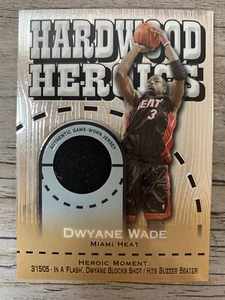 2005-06 Topps Chrome DWAYNE WADE Hardwood Heroics Relic /400 - Picture 1 of 4