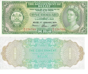1976 $1 Belize Pick #33c Uncirculated  - Picture 1 of 1
