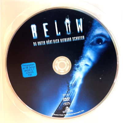 BELOW (2002) DVD PAL Region 2 - Action Horror Mystery Thriller  *Disc Only* - Image 1 of 4
