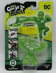 2021 Heroes of Goo Jit Zu Minis DC Comics GITD Green Lantern Figura Rara Brillo - Imagen 1 de 4