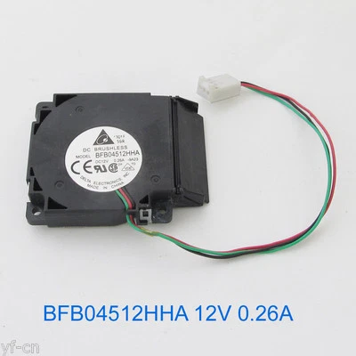 1pc Delta BFB04512HHA 45x45x10mm 4510 12V 0.26A DC Blower Fan 3pin Connector - Image 1 of 4