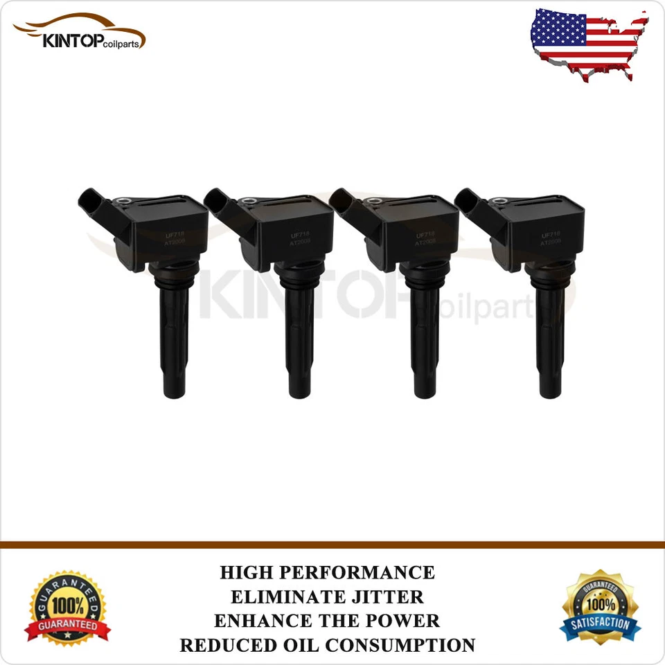 Juego de 4 bobinas de encendido para Volkswagen Jetta 1,4 L 2013-2018 Foto 1 de 4