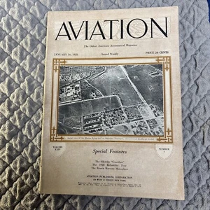 Aviation Magazine. 1928. Sikorsky Guardian. Brown Mercury Monoplane. Lindbergh - Picture 1 of 16