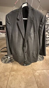 BRIONI Blazer 48/R Cashmere Excellent Condition Charcoal Gray Jacket Sport Coat - Picture 1 of 13