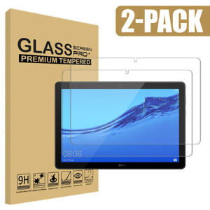 2 Pack Tempered Glass Screen Protector For MediaPad T5 10 Huawei 10.1 inch 2018