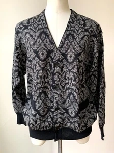 MISSONI Vintage Men multi-color 100% Wool cardigan sweater - Picture 1 of 10