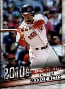 2020 Topps Update Decade's Best Insert DB-75 Mookie Betts Red Sox - Picture 1 of 1