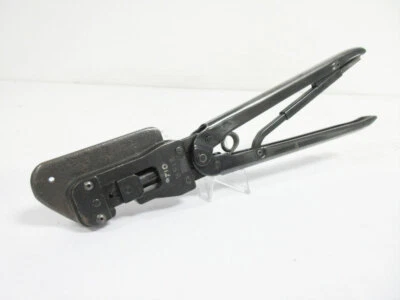 JUEGO DE TROQUELES AMP 58380-2 10 AWG CON CRIMPADORA DE CABLE 69710-E ~ 69710 Foto 1 de 4