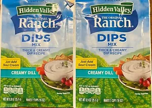 Lote de 2-,9 oz mezcla de condimento Hidden Valley Dill Ranch - Imagen 1 de 4