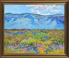 William Salmon (1928-2018) Rare Original Painting Blue Mountains Landscape 1980
