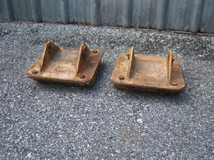 Back hoe stabilizer pads and cleats. John Deere Case International Ford - Picture 1 of 10