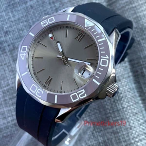 Reloj automático para hombre Bliger 24 Jewels 41 mm NH35A lume correa de goma vidrio zafiro - Imagen 1 de 15