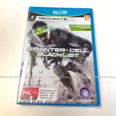Splinter Cell Blacklist for Nintendo Wii U *NEW *OZI *OFFICIAL PAL Tom Clancy's - Image 1 of 2